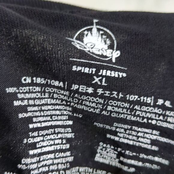 Walt Disney World Spirit Jersey Adult Extra Large Black White Mickey Mouse - Picture 8 of 8